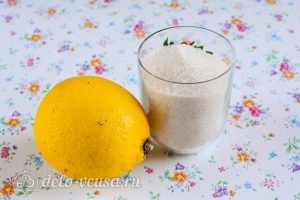 Варенье из лимонов: Ингредиенты