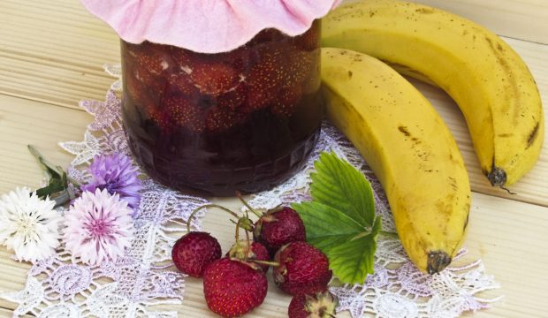 Клубнично-банановое варенье