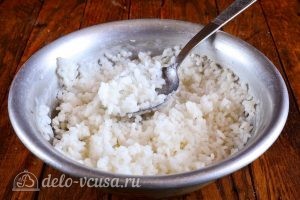 Роллы с огурцом, курицей и тофу: Готовим рис для суши
