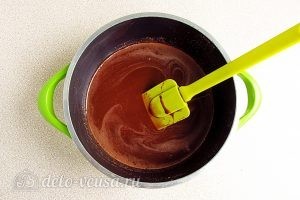 Домашняя шоколадная паста: Все хорошо перемешать