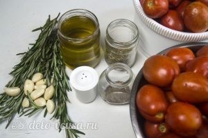 Вяленые помидоры: Ингредиенты