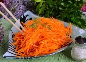 Морковь по-корейски с приправой