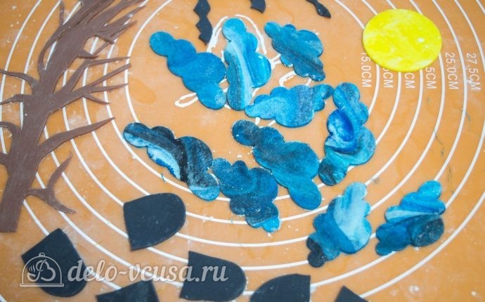 Тыквенный торт с творожным кремом: Готовим украшение для торта Тыквенный торт с творожным кремом: Готовим украшение для торта