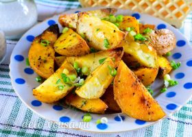 Рецепт картошка по-деревенски в духовке