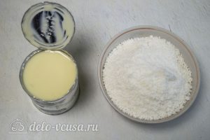 Конфеты из кокосовой стружки и сгущенки: Ингредиенты