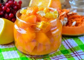 Рецепт варенье из тыквы с апельсином и лимоном