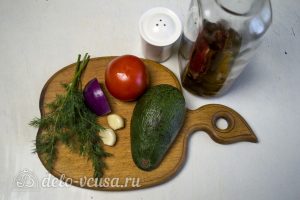 Гуакамоле с помидорами: Ингредиенты