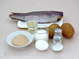 Рыбные котлеты с картошкой: Ингредиенты