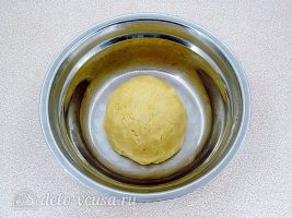 Песочное печенье на маргарине: Замесить тесто