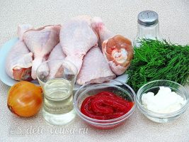 Куриные голени в духовке с кетчупом: Ингредиенты