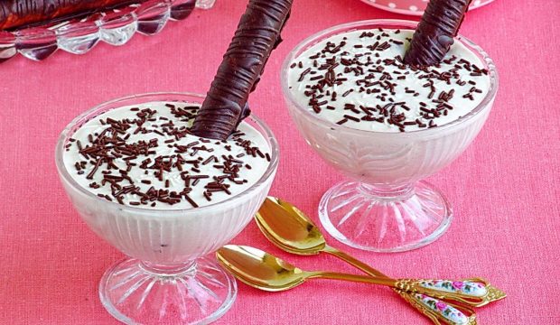 Творожно-банановый крем