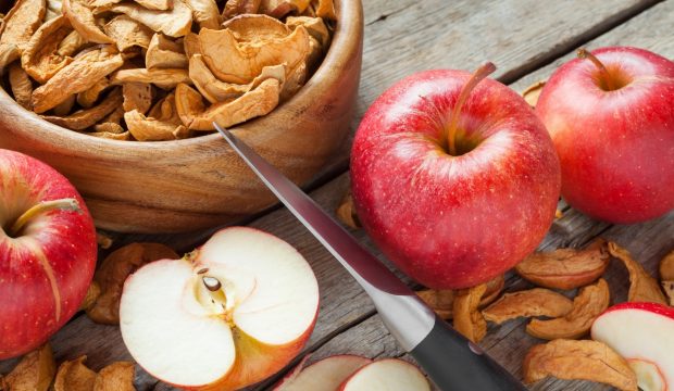 Как быстро порезать яблоки для сушки