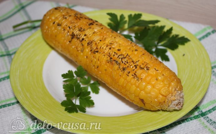 Запеченная кукуруза в фольге: фото блюда приготовленного по данному рецепту