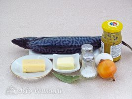 Паштет из скумбрии с сыром: Ингредиенты