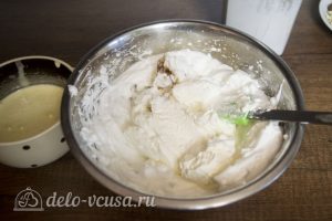 Домашнее мороженое Семифредо: Взбить сливки