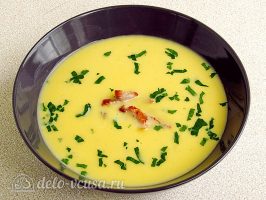 Тыквенный суп-пюре со сливками готов