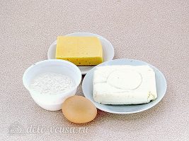 Творожно-сырные палочки во фритюре: Ингредиенты