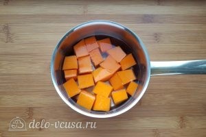 Хумус с тыквой: Отварить тыкву