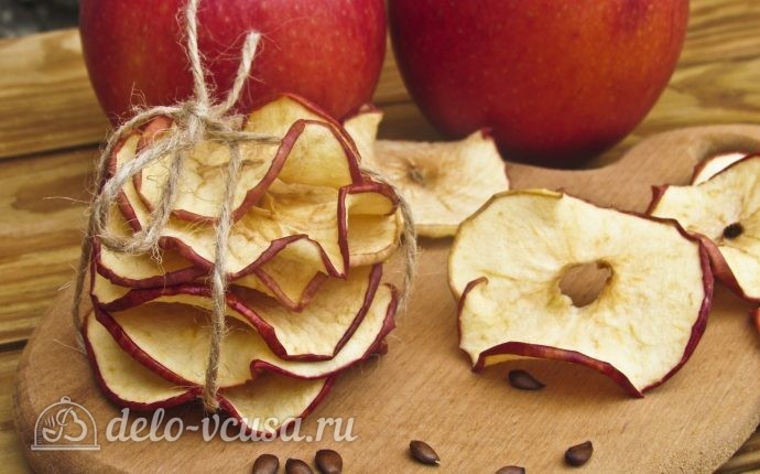 Яблочные чипсы в духовке