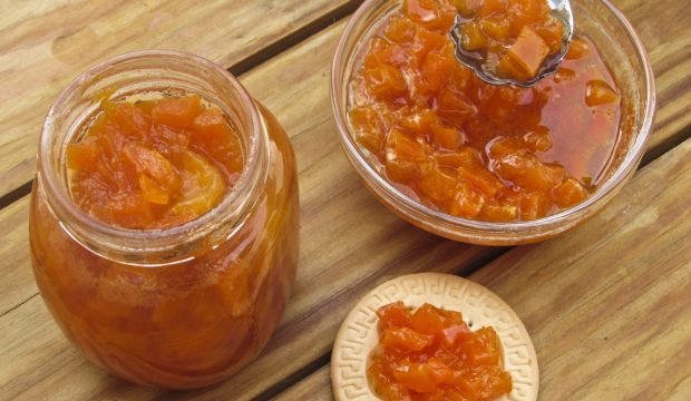 Тыквенный конфитюр с мандаринами