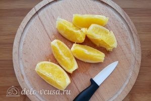 Королевский сырник с апельсином: Подготовить апельсины