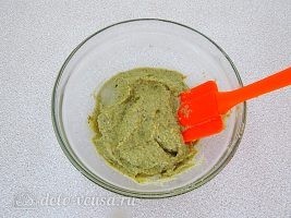 Тапенад из оливок: Перемешать пасту