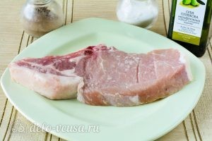 Антрекот из свинины на сковороде: Ингредиенты