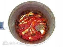 Килька в томатном соусе: Готовить до готовности
