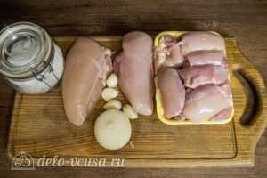 Котлеты из куриной грудки в духовке: Ингредиенты