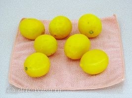 Лимон с сахаром в банке: Промыть лимоны