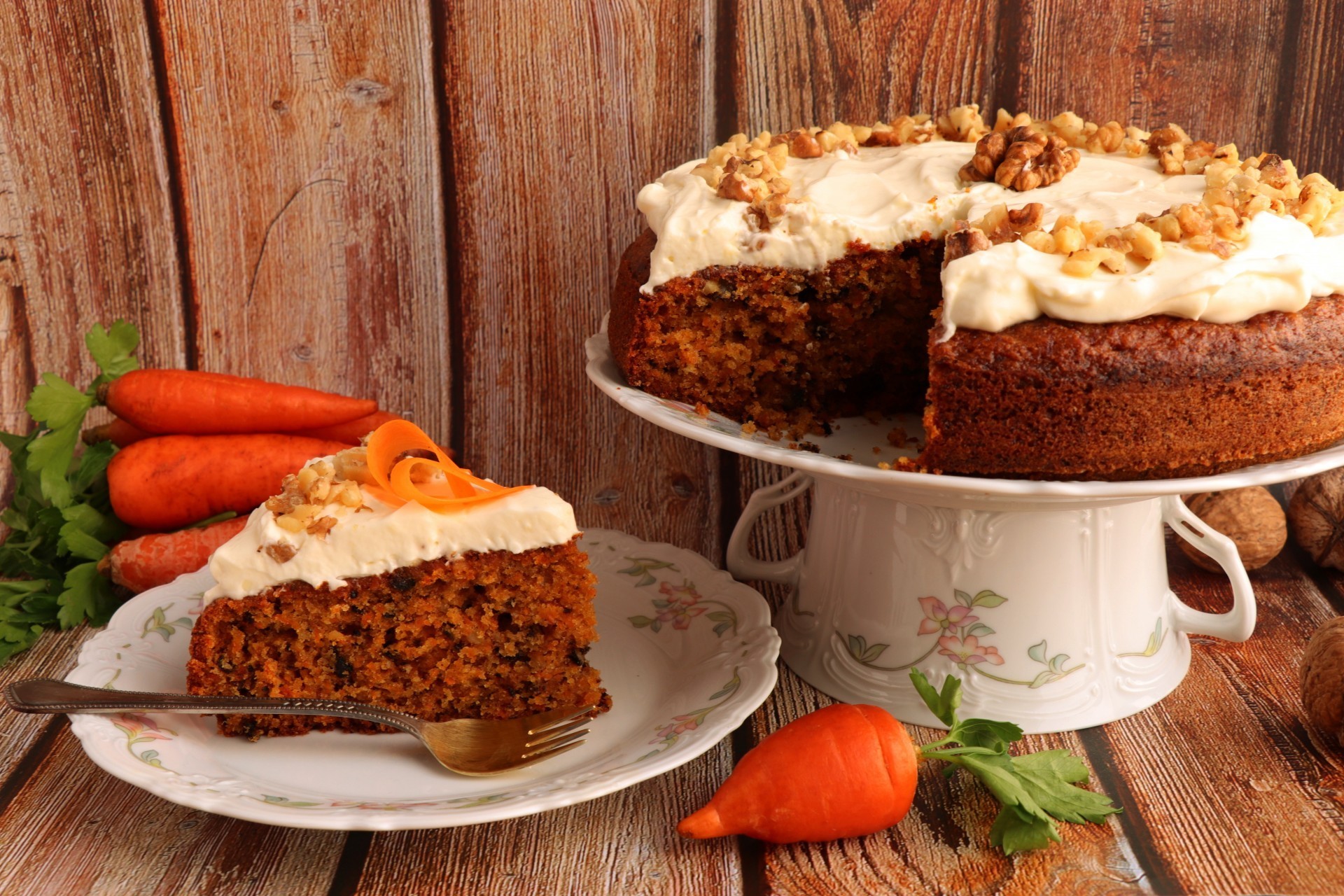 Морковный пирог пошаговый рецепт с фото