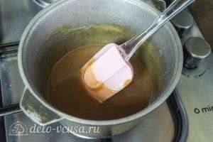 Муссовый торт Карамельная груша: Сварить карамель