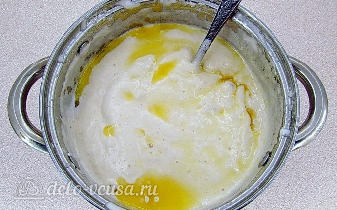 Французское печенье Мадлен: Добавить масло