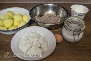 Картошка с тефтелями в духовке: Ингредиенты