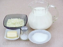 Молочная каша из саго: Ингредиенты