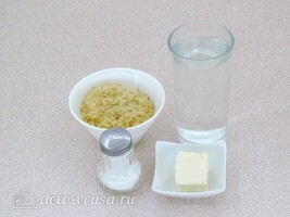 Рассыпчатая рисовая каша в мультиварке: Ингредиенты