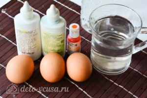 Как покрасить яйца гелевыми красителями: Ингредиенты