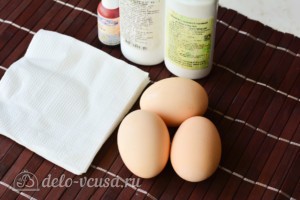 Красим пасхальные яйца с помощью салфеток: Ингредиенты