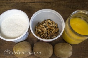 Конфеты Рафаэлло из киви и кокосовой стружки: Ингредиенты