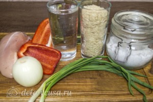 Рис с курицей и перцем за 25 минут: Ингредиенты