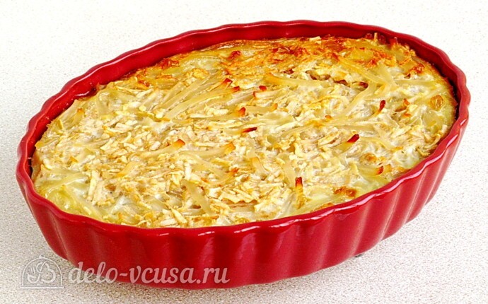 Яблочный макаронник: фото к шагу 9.