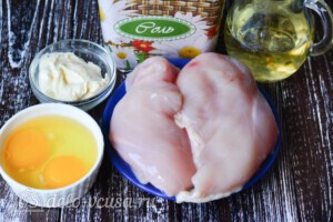 Нежные куриные отбивные за 15 минут: Ингредиенты
