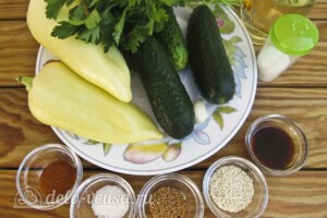 Летний салат по-корейски: Ингредиенты