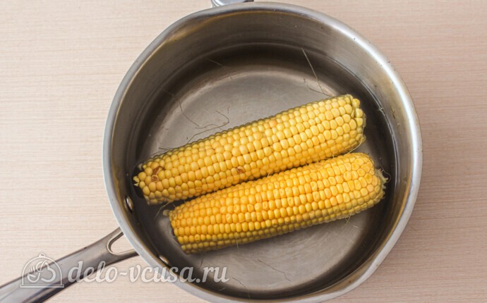 Медовая кукуруза в молоке: фото к шагу 2.