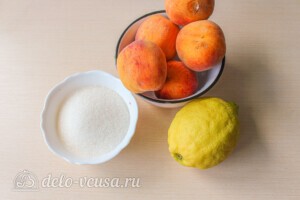 Персиковый джем с лимоном "Солнце в банке": Ингредиенты