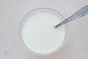 Ванильное мороженое из молока: фото к шагу 2.