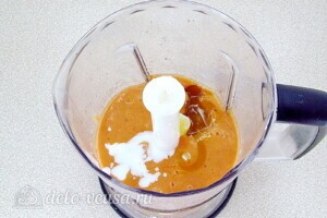 Йогуртовый смузи с персиком и бананом: фото к шагу 6.