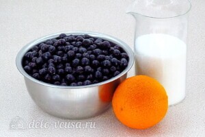 Компот из черноплодной рябины с апельсином: Ингредиенты