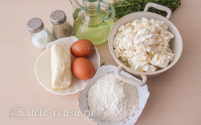 Сырники с сыром и зеленью: Ингредиенты