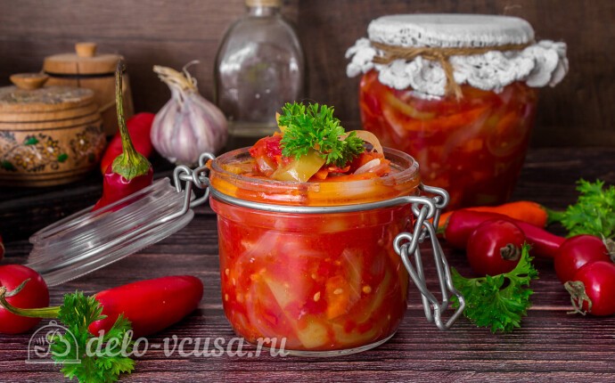 Рецепт салат из моркови и перца на зиму